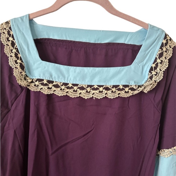 Renaissance 2XL Purple Long Sleeves Brand New - Picture 4 of 10